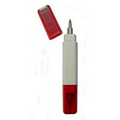 Screw Driver w/ Pocket Clip Translucent Red